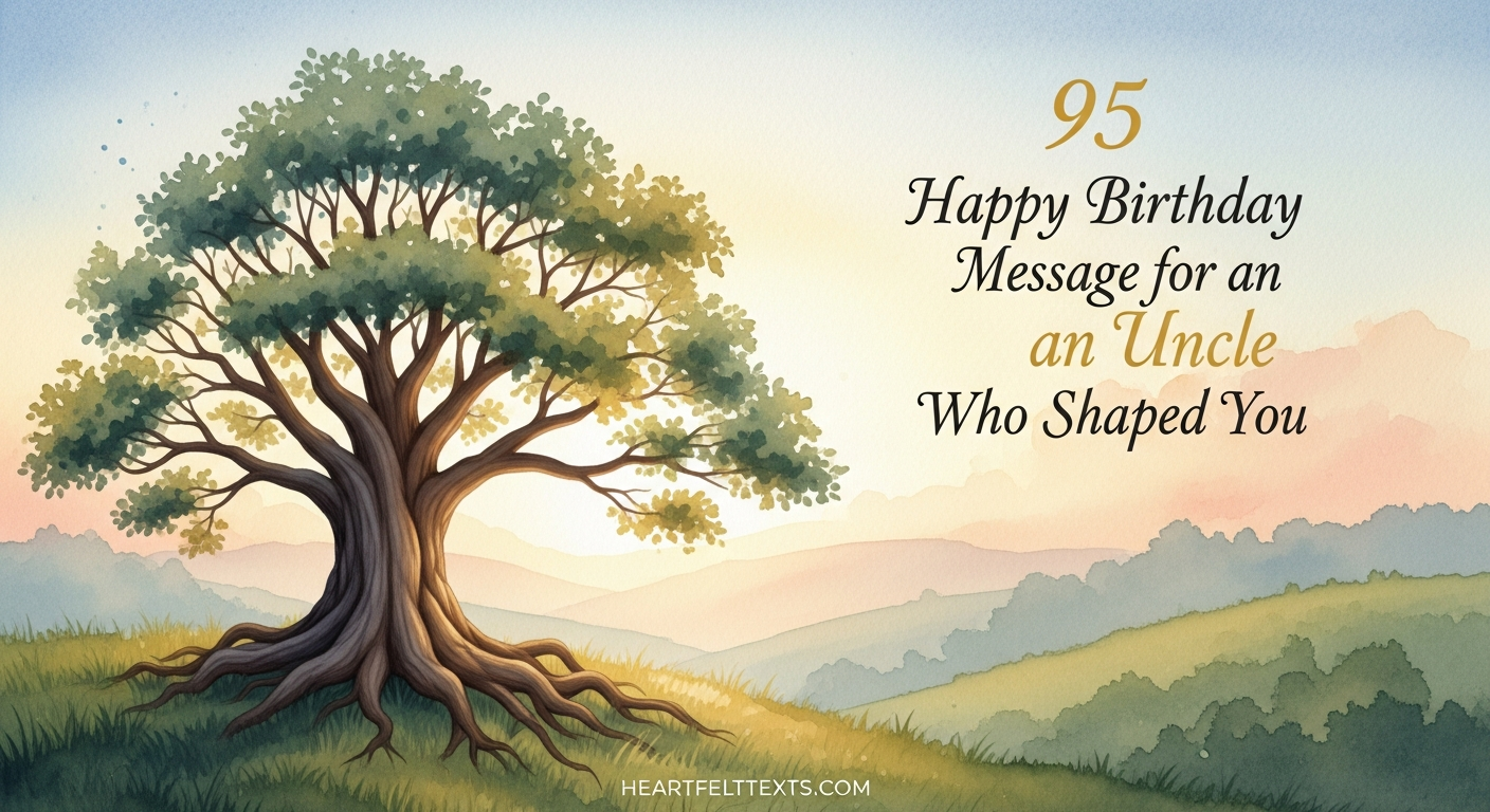 95 Happy Birthday Message for an Uncle Who Shaped You