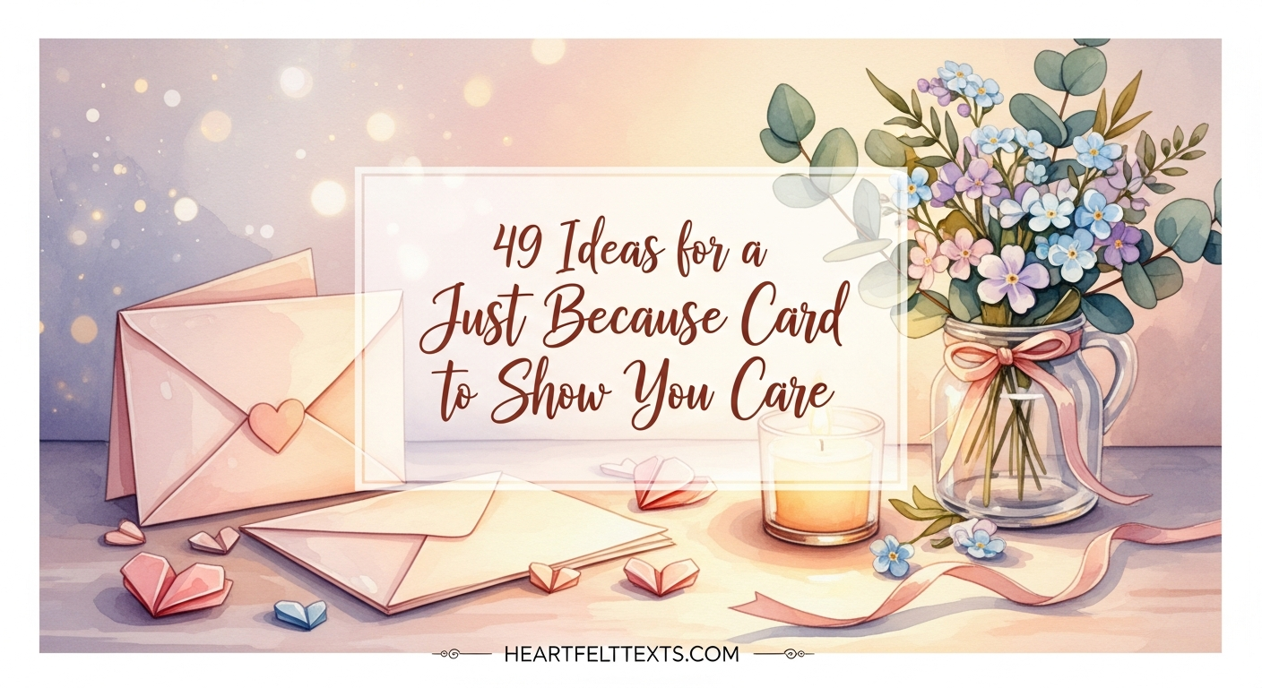 49 Ideas for a Just Because Card to Show You Care