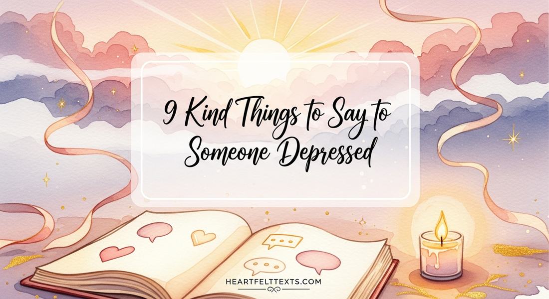 9 Kind Things to Say to Someone Depressed