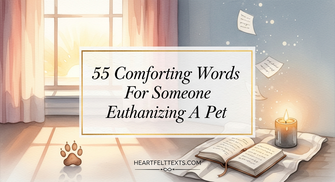 55 Comforting Words For Someone Euthanizing A Pet