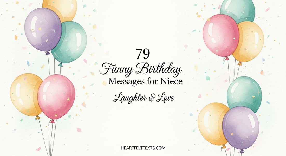 79 Funny Birthday Messages for Niece Laughter & Love
