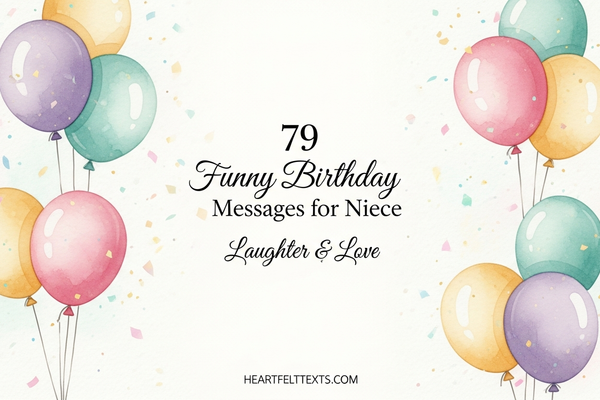 79 Funny Birthday Messages for Niece Laughter & Love