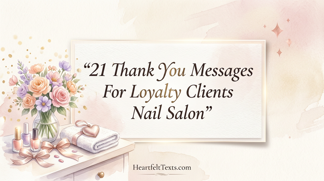 21 Thank You Messages For Loyalty Clients Nail Salon