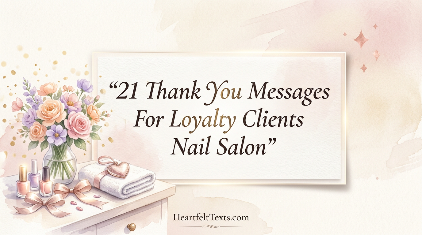 21 Thank You Messages For Loyalty Clients Nail Salon