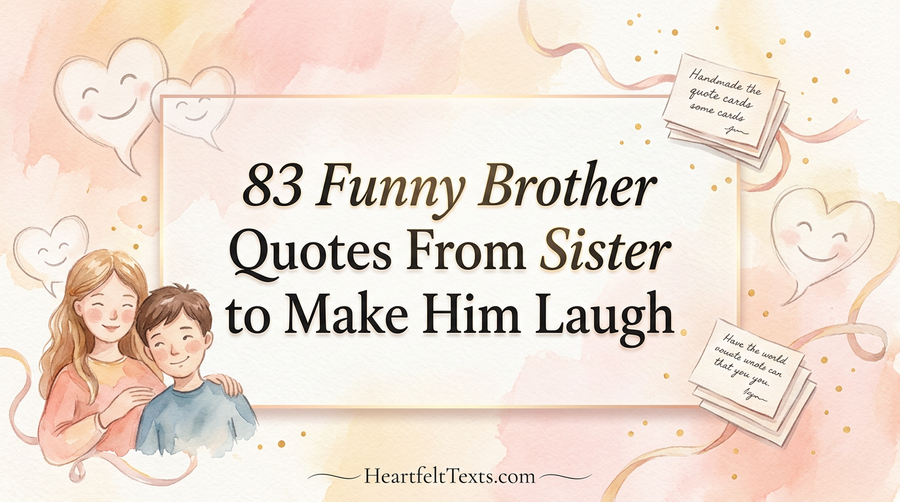 83 Funny Brother Quotes From Sister to Make Him Laugh