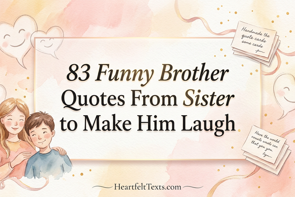 83 Funny Brother Quotes From Sister to Make Him Laugh