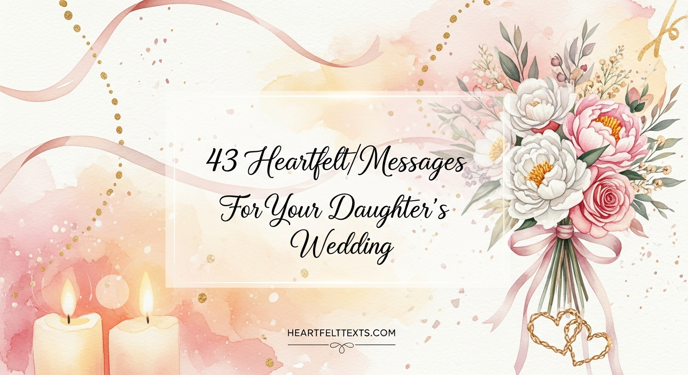 43 Heartfelt Messages For Your Daughter's Wedding