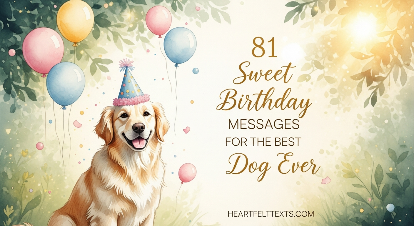 81 Sweet Birthday Messages for the Best Dog Ever