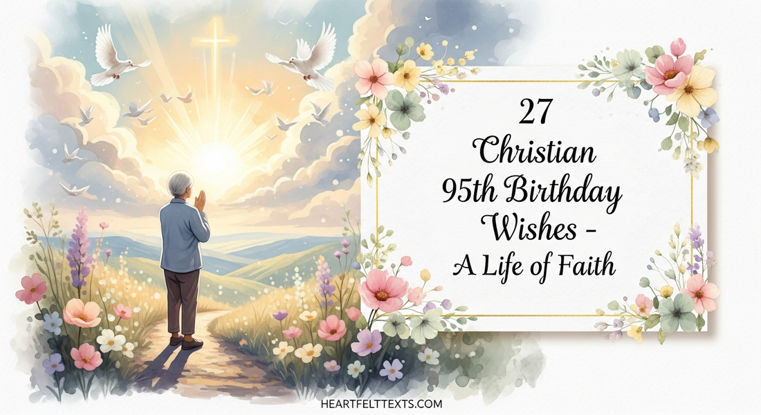 27 Christian 95th Birthday Wishes A Life of Faith