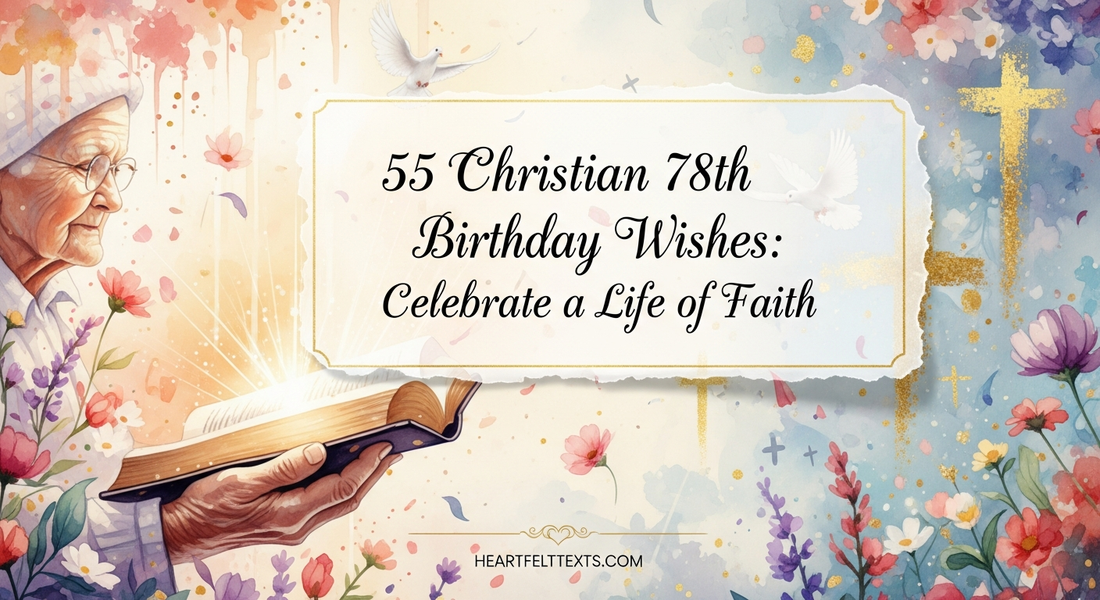 55 Christian 78th Birthday Wishes: Celebrate a Life of Faith