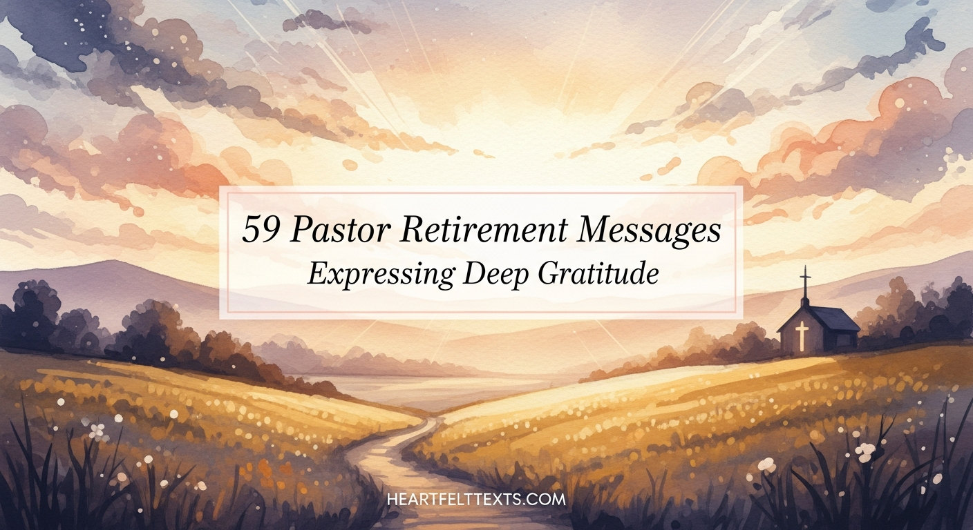 59 Pastor Retirement Messages Expressing Deep Gratitude