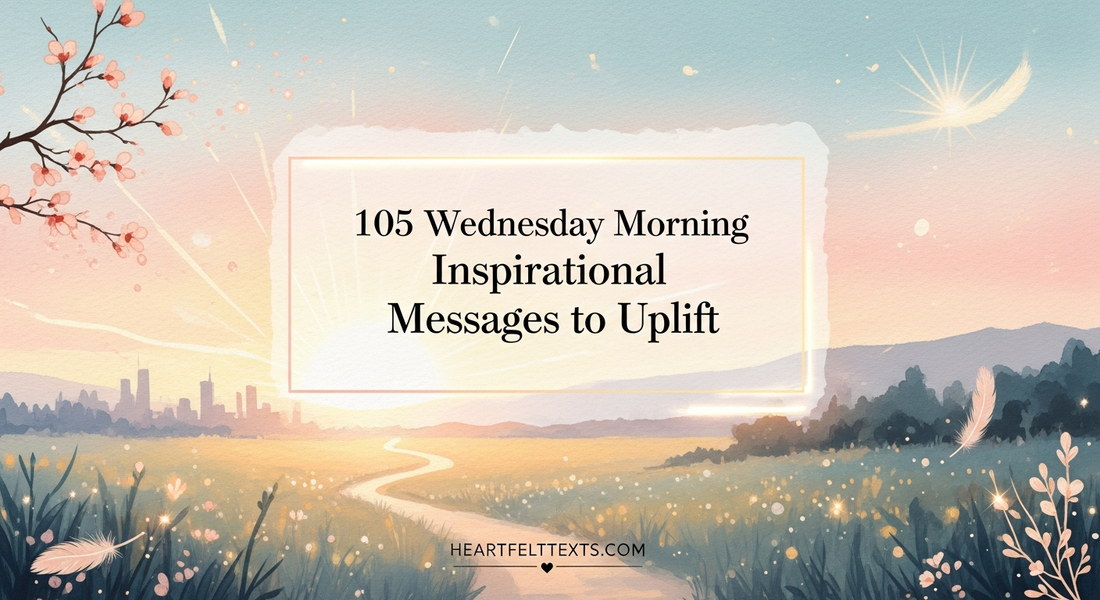 105 Wednesday Morning Inspirational Messages to Uplift