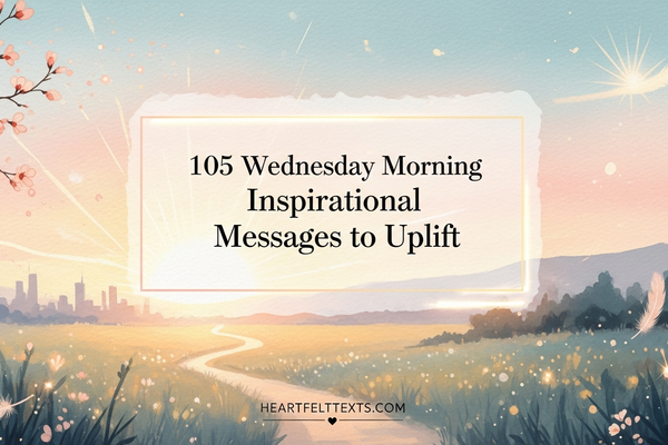 105 Wednesday Morning Inspirational Messages to Uplift