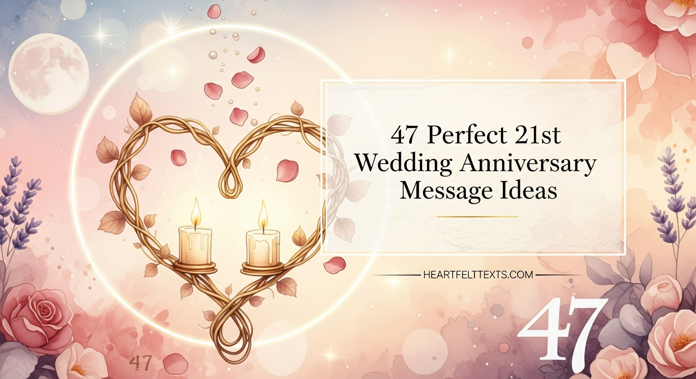 47 Perfect 21st Wedding Anniversary Message Ideas