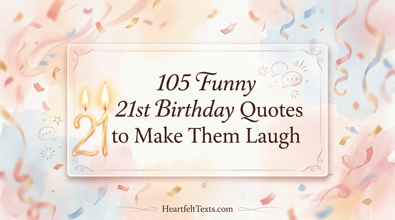 105 Funny 21st Birthday Quotes to Make Them Laugh