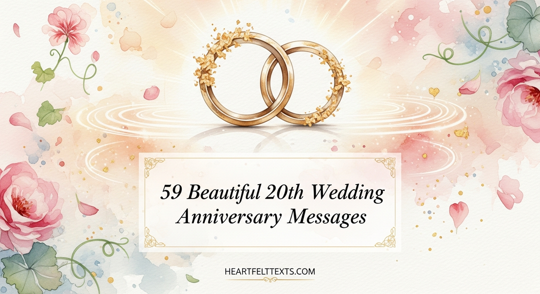 59 Beautiful 20th Wedding Anniversary Messages