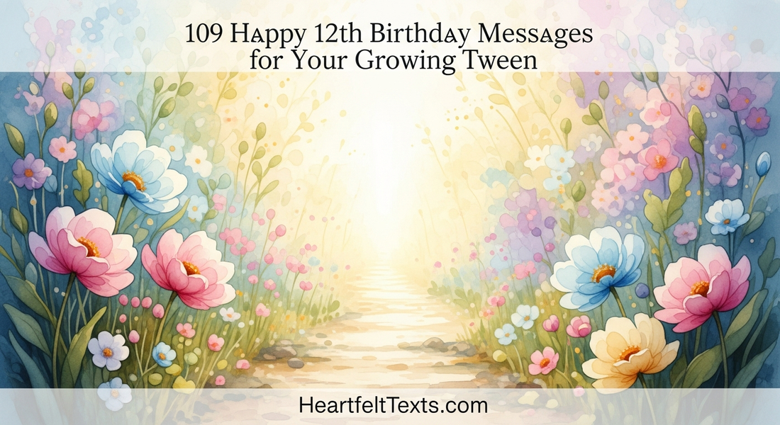 109 Happy 12th Birthday Messages for Your Growing Tween