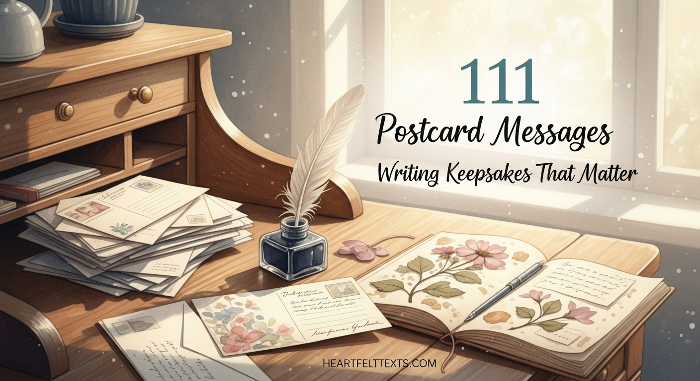 111 Postcard Messages Writing Keepsakes That Matter