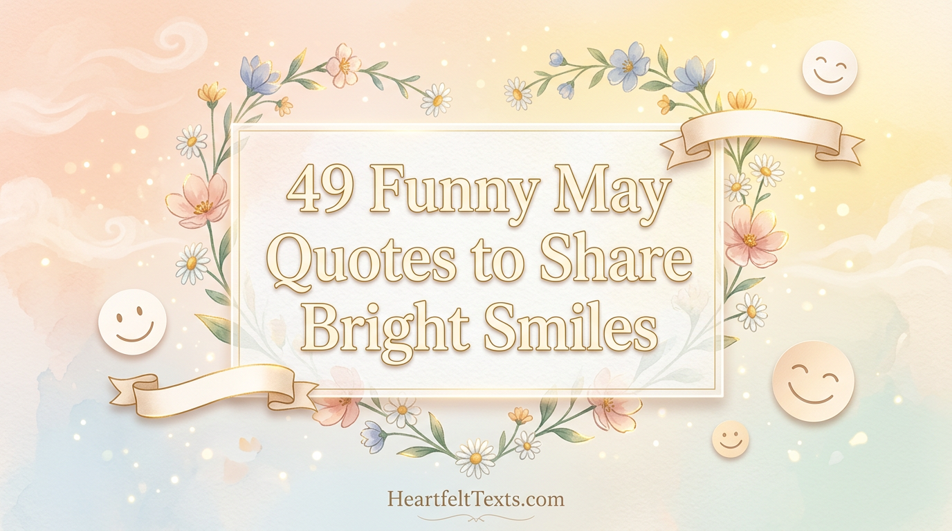 49 Funny May Quotes to Share Bright Smiles