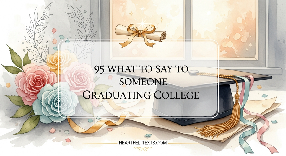 95 What to Say to Someone Graduating College