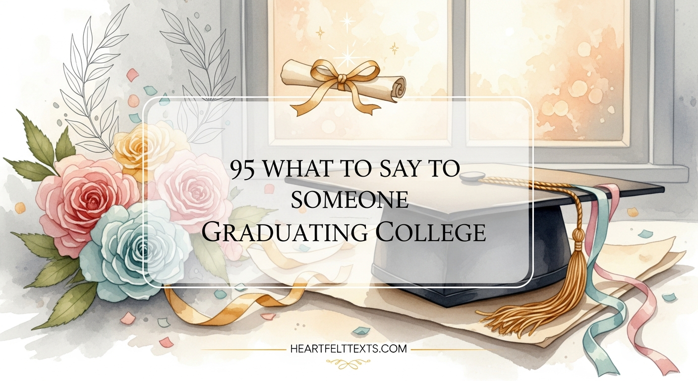 95 What to Say to Someone Graduating College