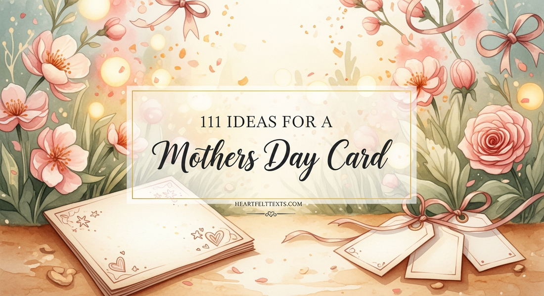 111 Ideas for a Mothers Day Card