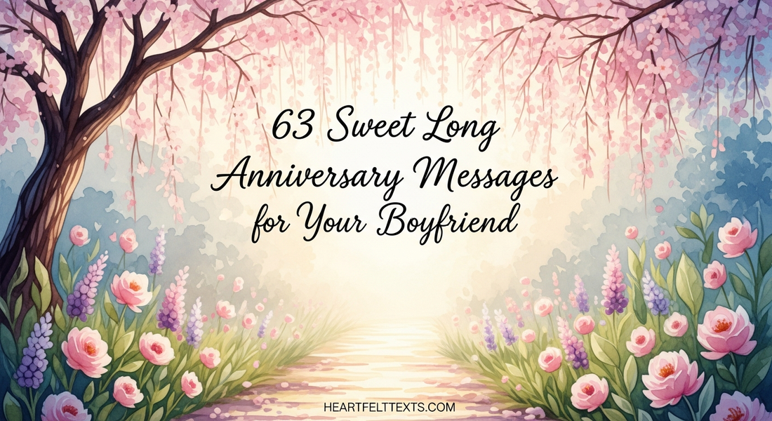 63 Sweet Long Anniversary Messages for Your Boyfriend