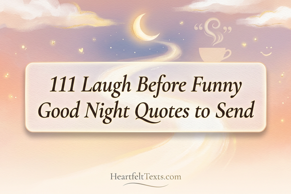 111 Laugh Before Funny Good Night Quotes to Send