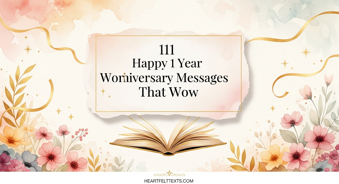 111 Happy 1 Year Work Anniversary Messages That Wow