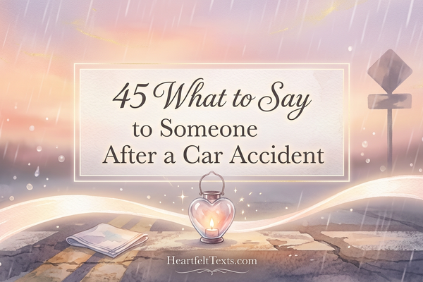 45 What to Say to Someone After a Car Accident