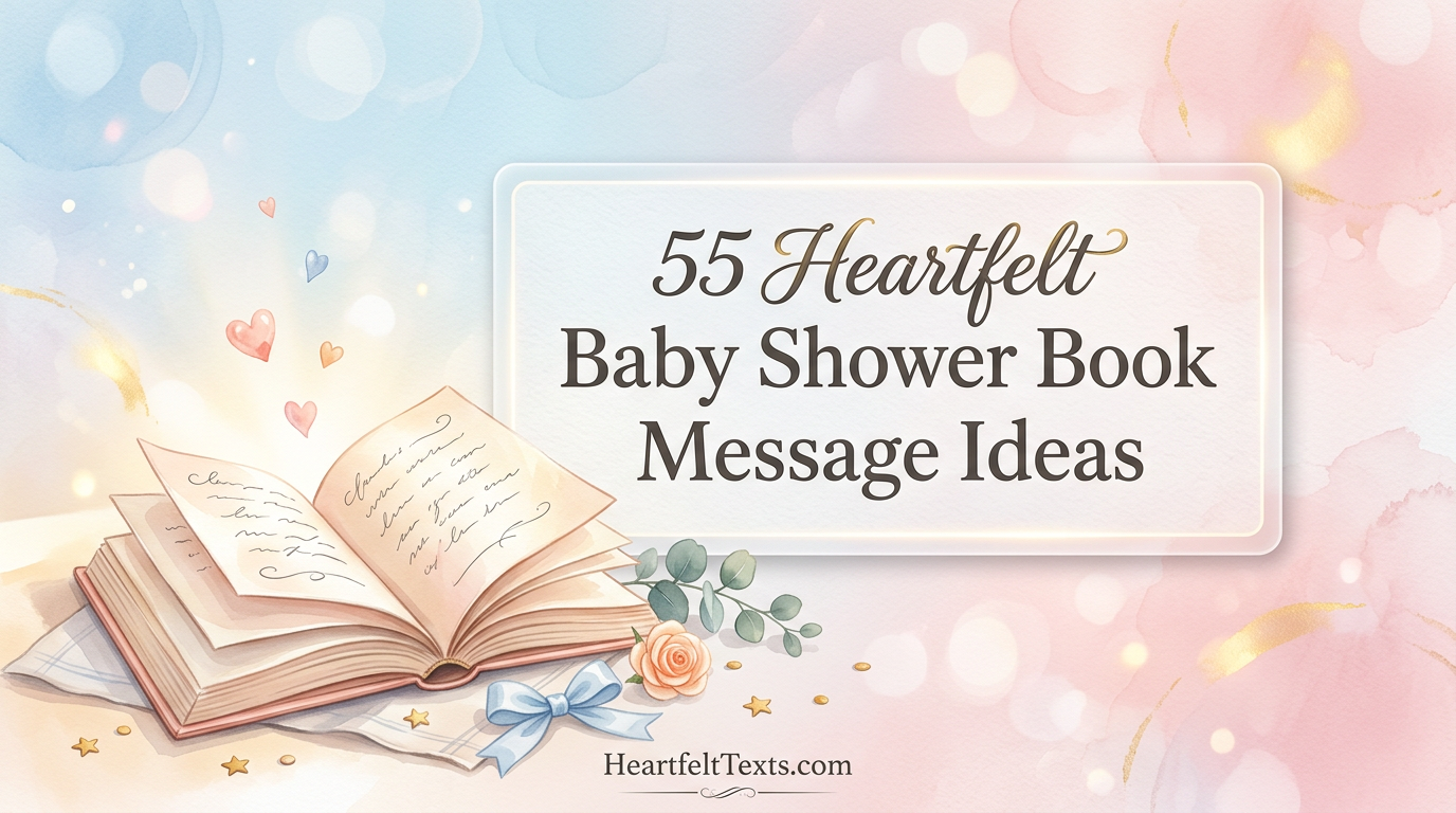 55 Heartfelt Baby Shower Book Message Ideas