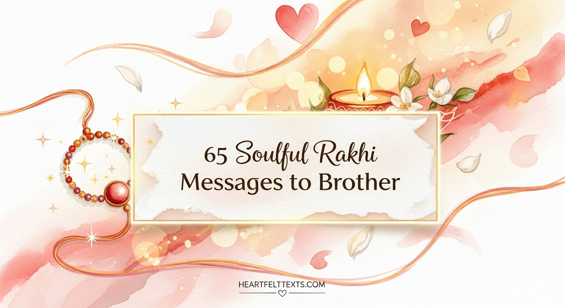 65 Soulful Rakhi Messages to Brother