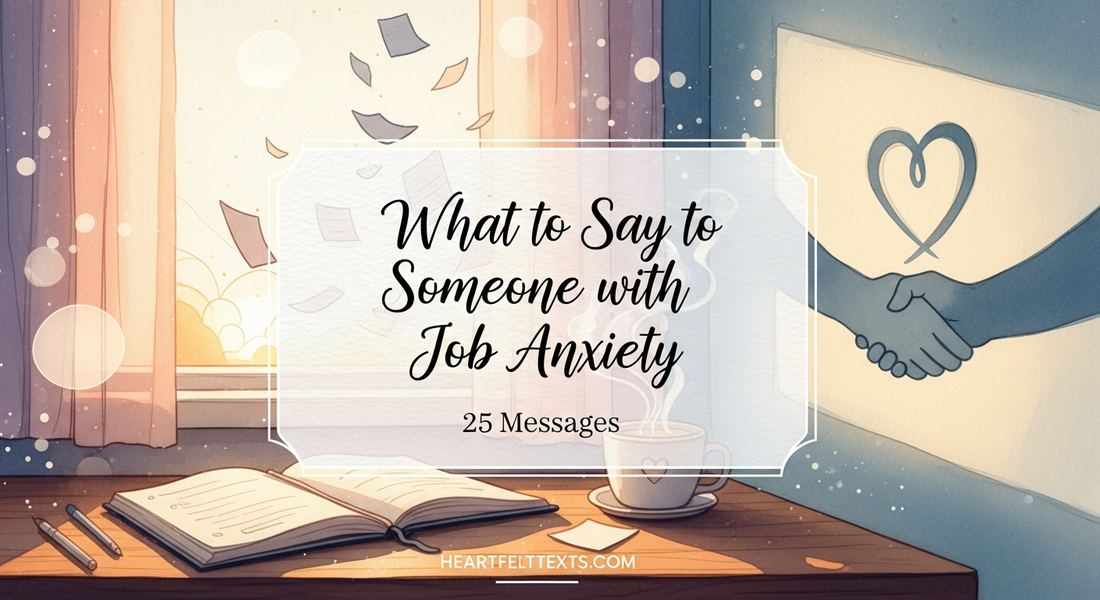 What to Say to Someone with Job Anxiety 25 Messages
