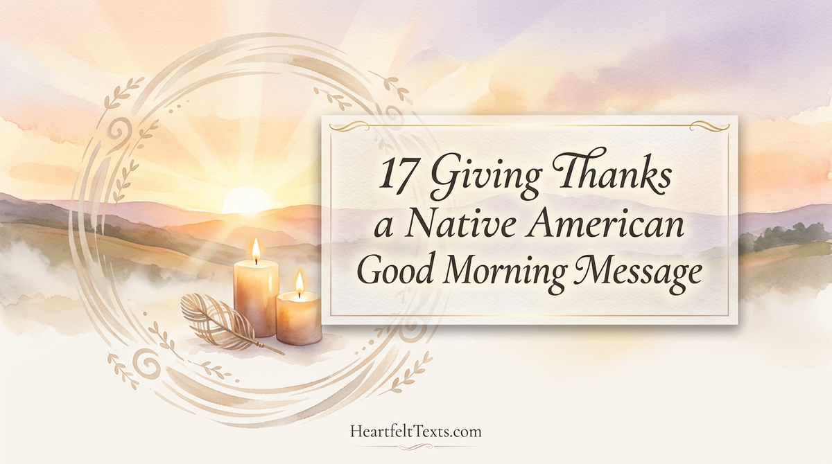 17 Giving Thanks a Native American Good Morning Message