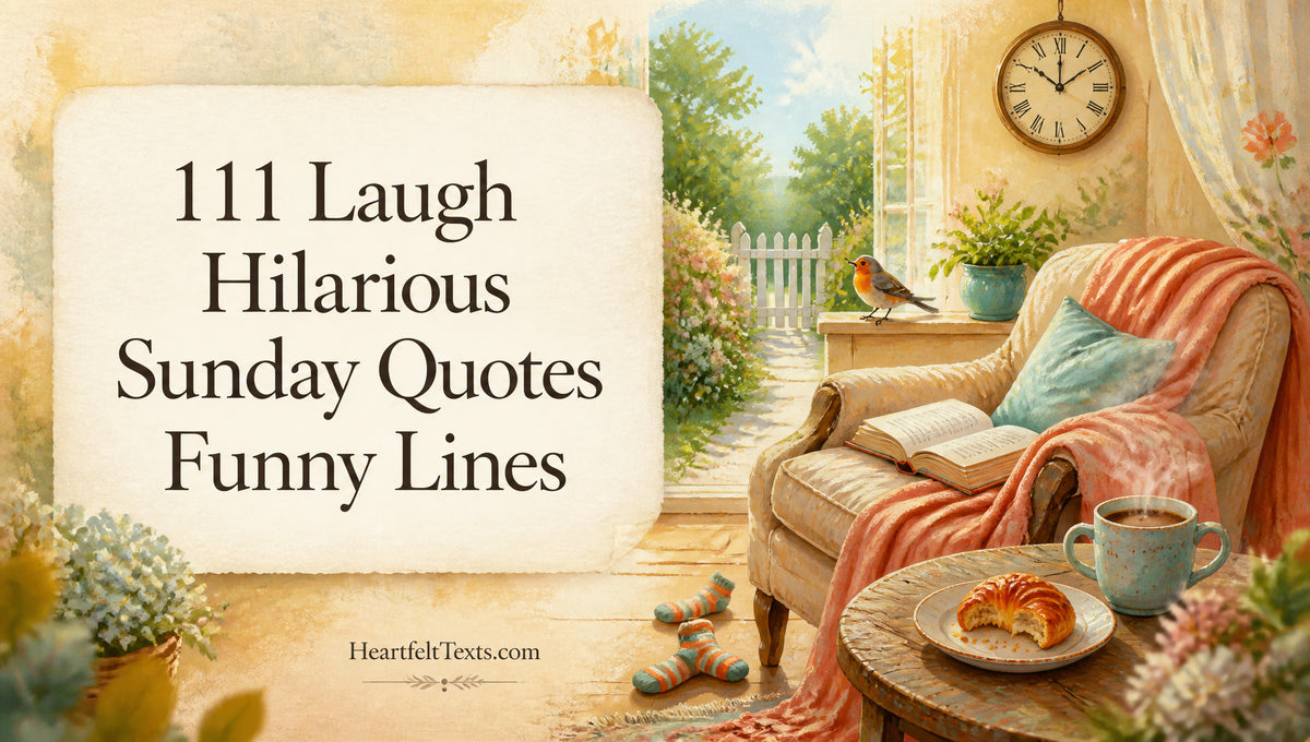 111 Laugh Hilarious Sunday Quotes Funny Lines