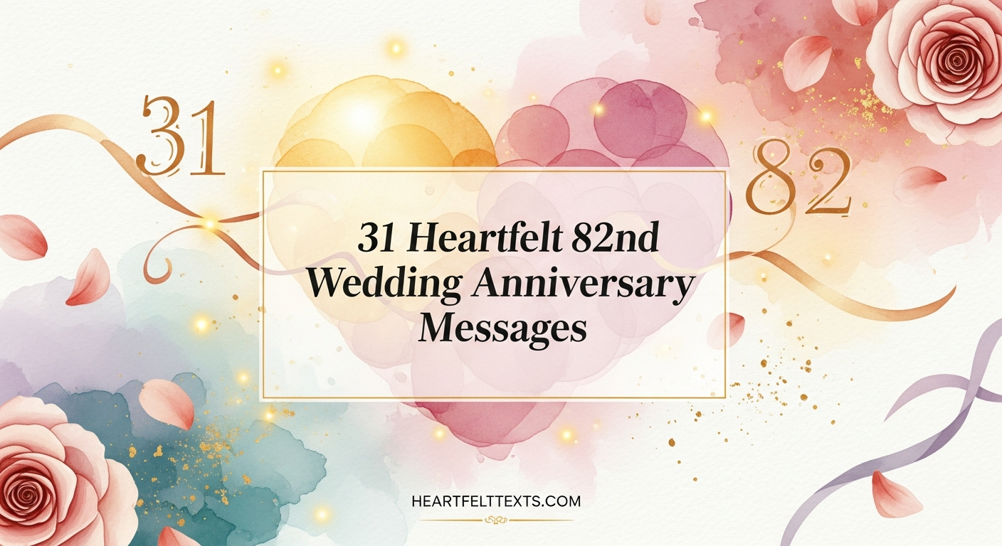 31 Heartfelt 82nd Wedding Anniversary Messages