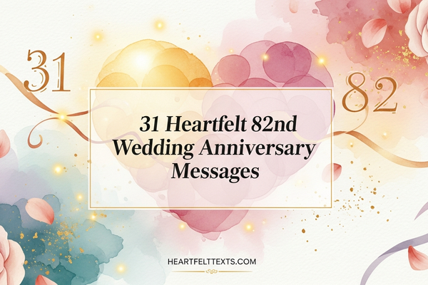 31 Heartfelt 82nd Wedding Anniversary Messages