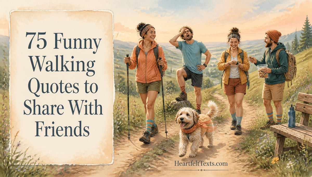 75 Funny Walking Quotes to Share With Friends