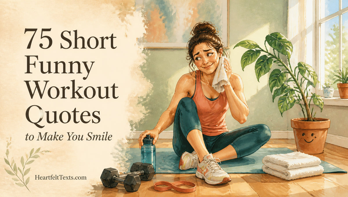 75 Short Funny Workout Quotes to Make You Smile