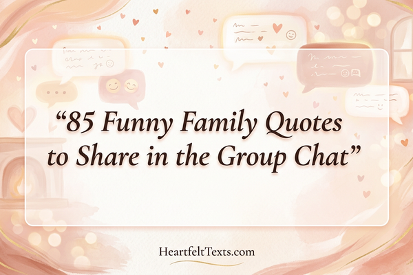 85 Funny Family Quotes to Share in the Group Chat