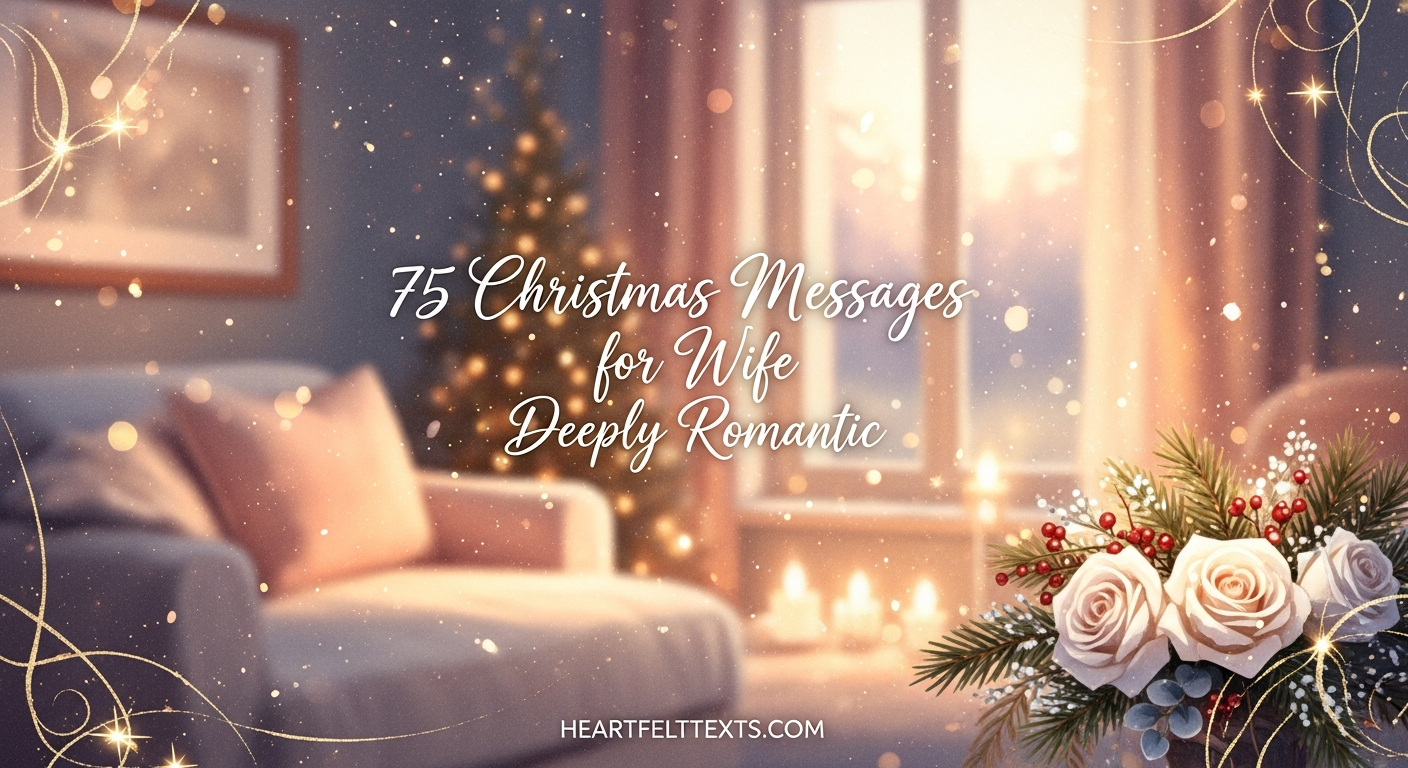 75 Christmas Messages for Wife Deeply Romantic