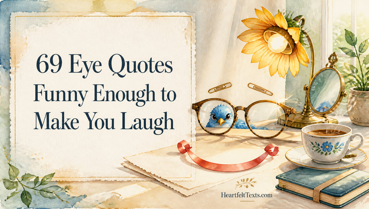 69 Eye Quotes Funny Enough to Make You Laugh