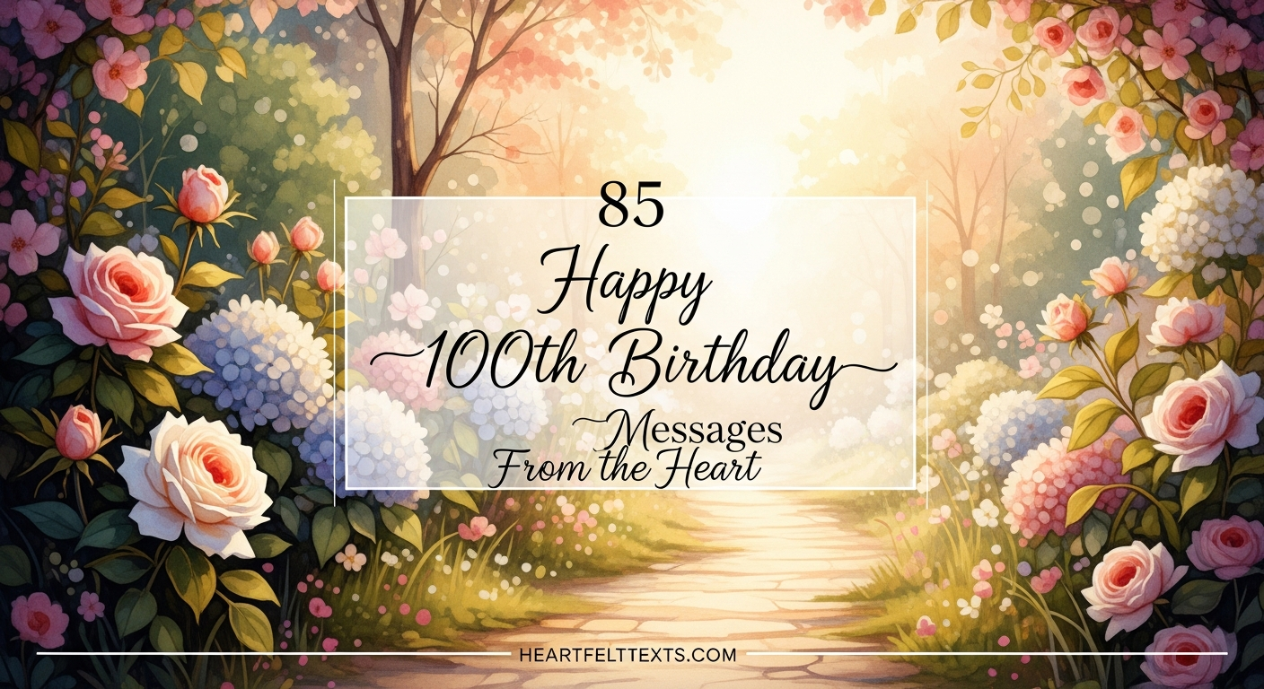 85 Happy 100th Birthday Messages From the Heart