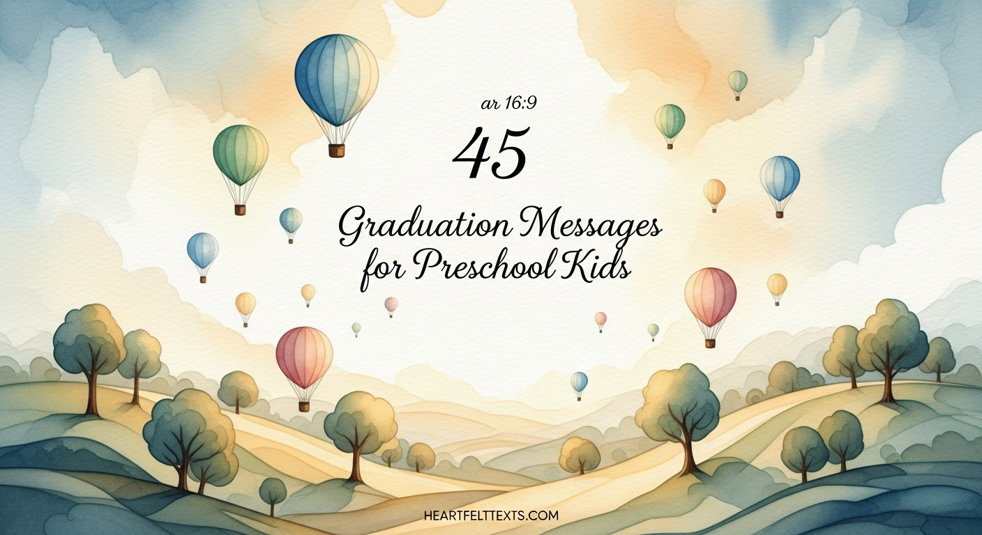 45 Graduation Messages for Preschool Kids