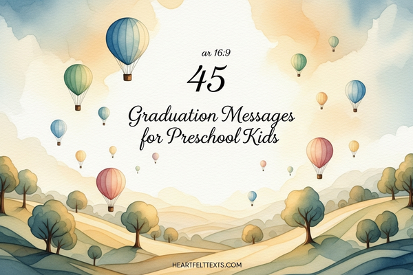 45 Graduation Messages for Preschool Kids