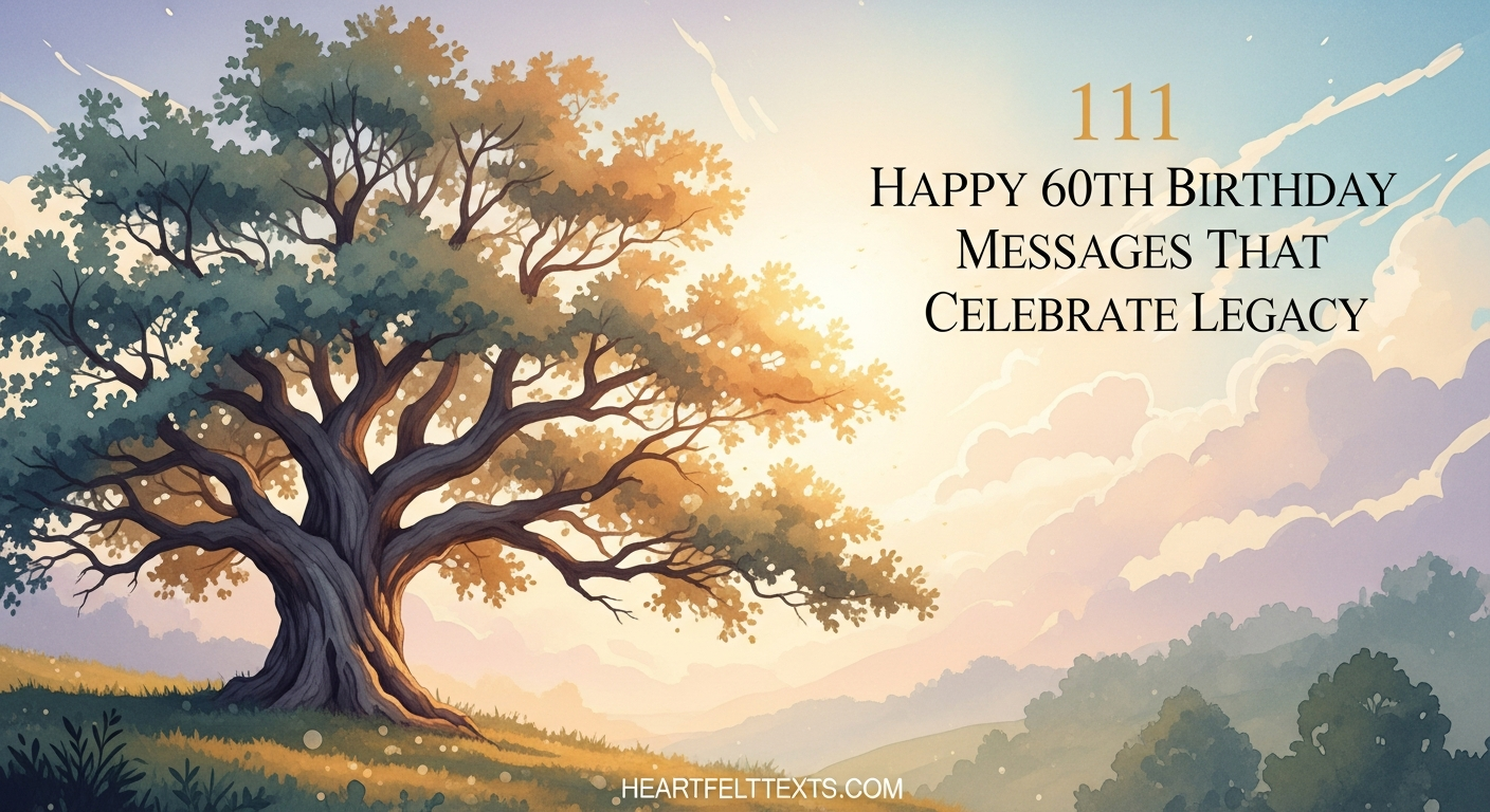 111 Happy 60th Birthday Messages That Celebrate Legacy