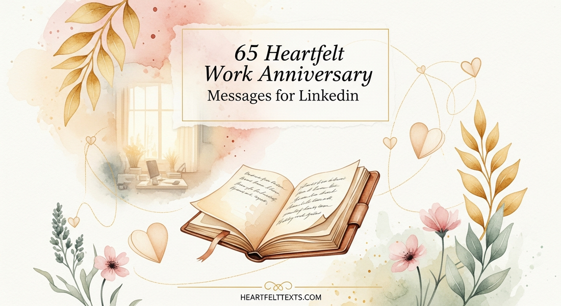 **65 Heartfelt Work Anniversary Messages for LinkedIn**