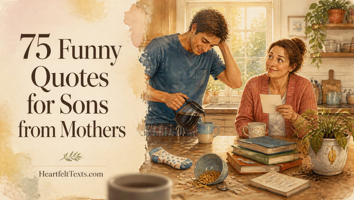 75 Funny Quotes for Sons from Mothers