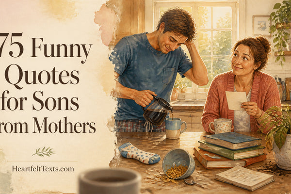 75 Funny Quotes for Sons from Mothers