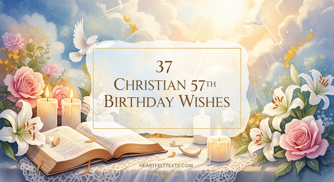 37 Christian 57th Birthday Wishes Heartfelt Blessings and Prayers